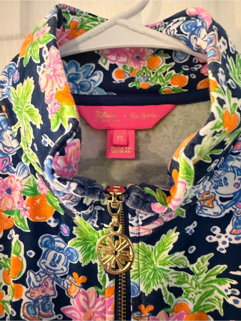 Disney Lilly Pulitzer Multicolor Lilly Loves Disney Full Zip Jacket, size M. - Picture 9 of 16